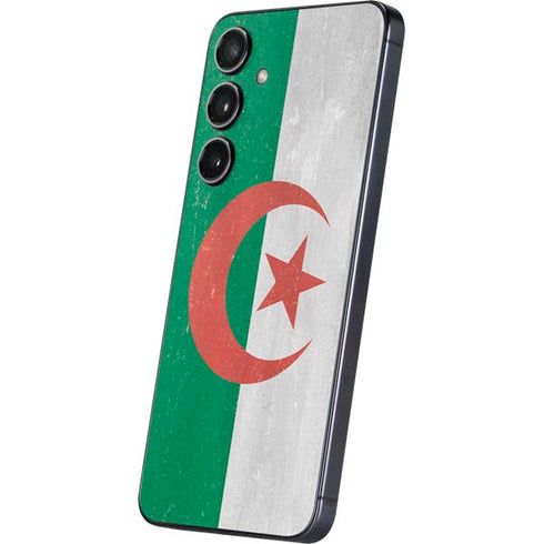 Algeria Flag Distressed Galaxy S25 Skin